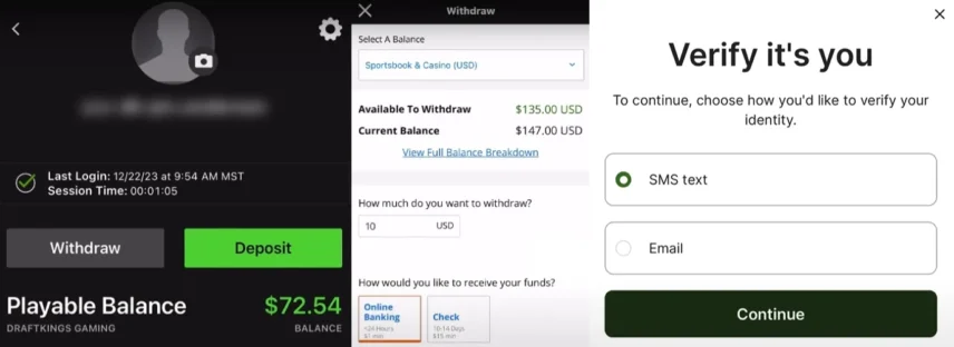 DraftKings Withdrawal Process