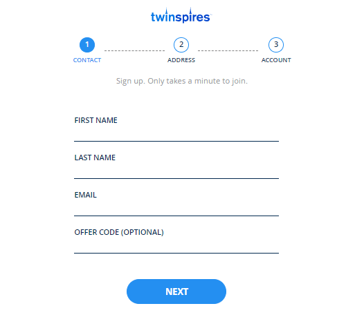 TwinSpires Registration Process