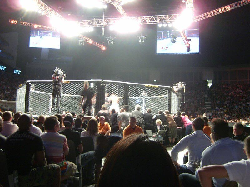 UFC stage for competition